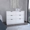 Tuhome Basilea 4 Drawers Dresser, 2 Cabinets, White CLB8972 - alternate 6